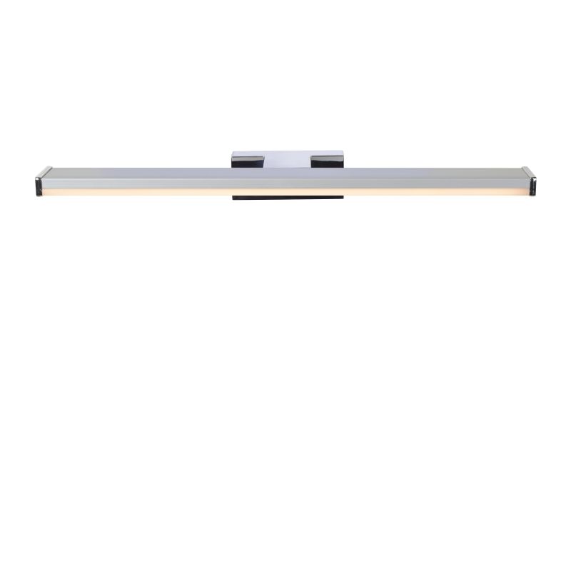Lucide ONNO - Zrkadlové svetlo Kúpeľňa - LED - 1x8W 3000K - IP44 - Satin Chrome
